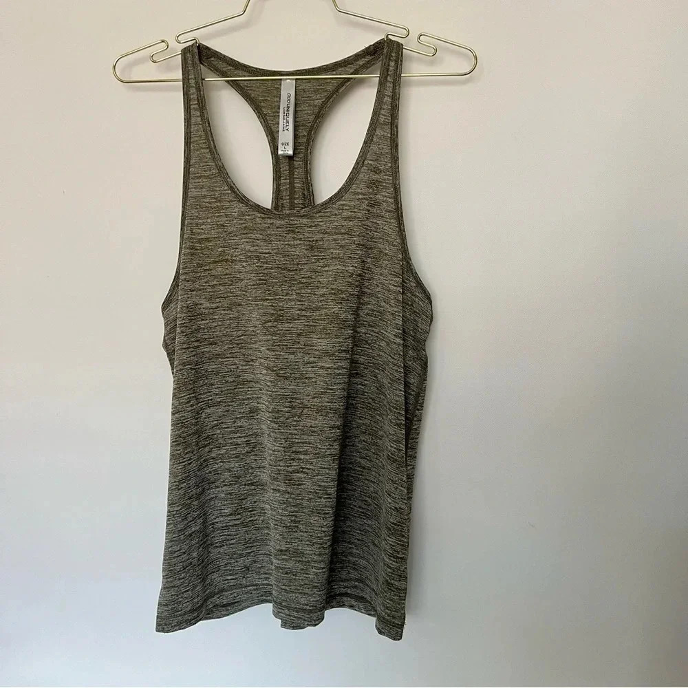 Uniquely Lorna Jane Easy to Wear Active Running Size Large Heather Green